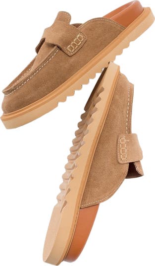 Laven Suede Leather Clogs