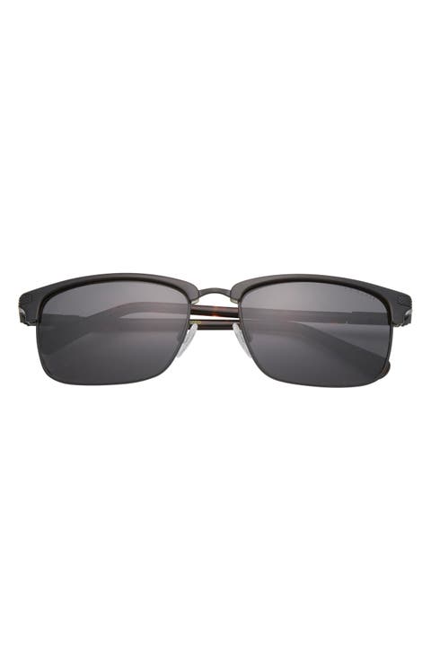 Clubmaster 57mm Full Rim Polarized Sunglasses