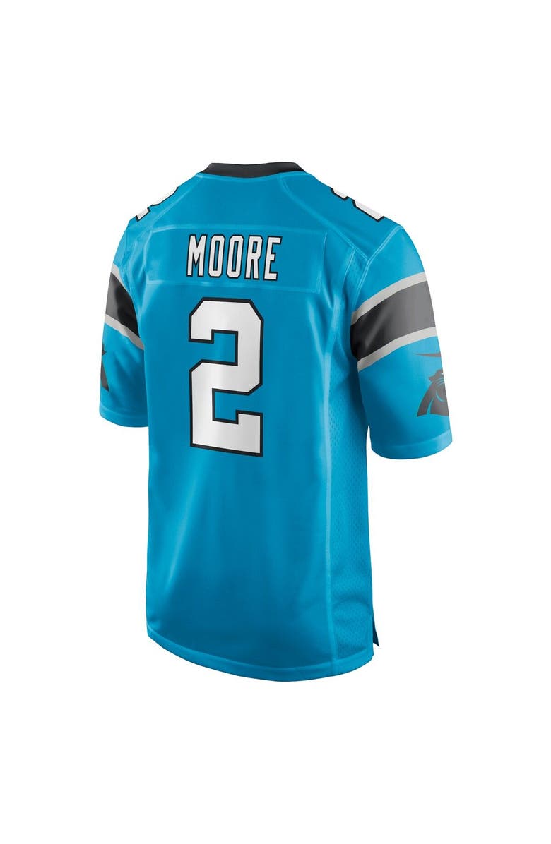 Nike Men's Nike D.J. Moore Blue Carolina Panthers Game Jersey, Alternate, color, 