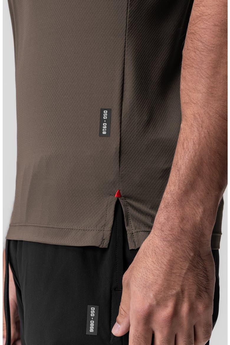 AeroSilver Fitted Tee, Alternate, color, Deep Taupe