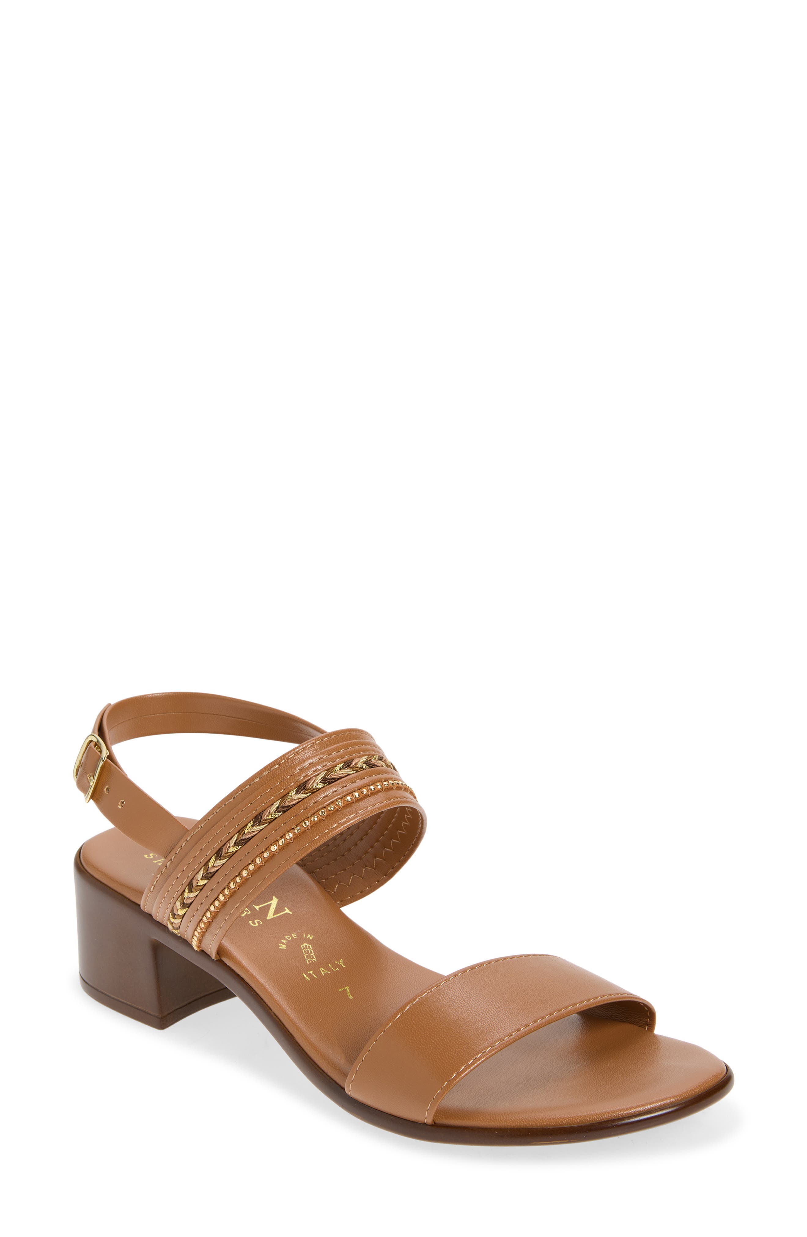 ITALIAN SHOEMAKERS Jenive Block Heel Sandal