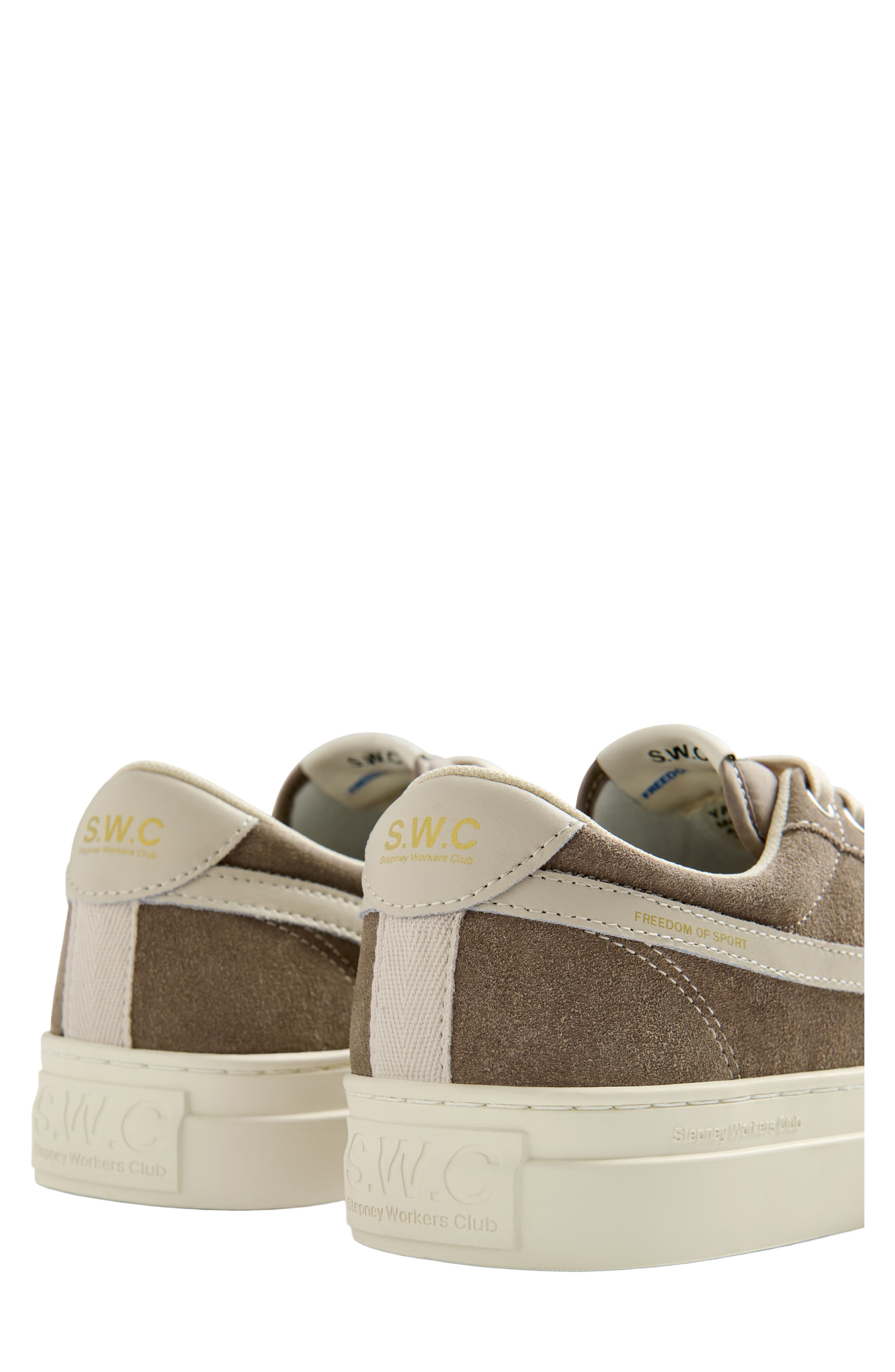 Dellow S-Strike Suede Sneaker, Alternate, color, WARM GREY