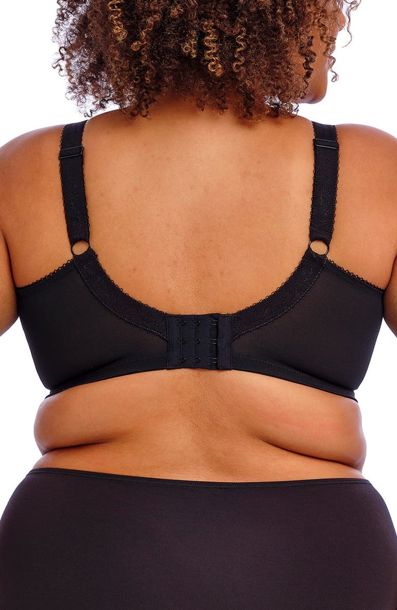 Goddess Keira Full Figure Underwire Bra, Alternate, color, Black