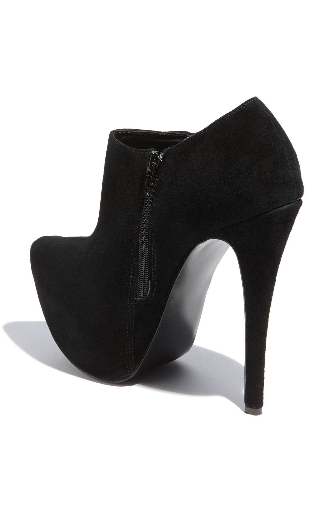 'Vippper' Bootie, Alternate, color, BLACK SUEDE