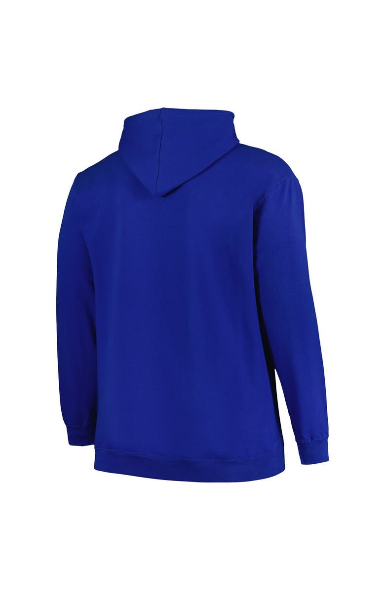 PROFILE Men's Profile Royal Buffalo Sabres Big & Tall Arch Over Logo Pullover Hoodie, Alternate, color, 