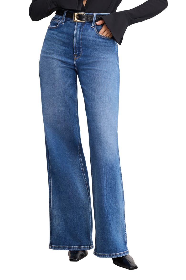 Soft-Tech Good Skate High Waist Wide Leg Jeans, Main, color, INDIGO891