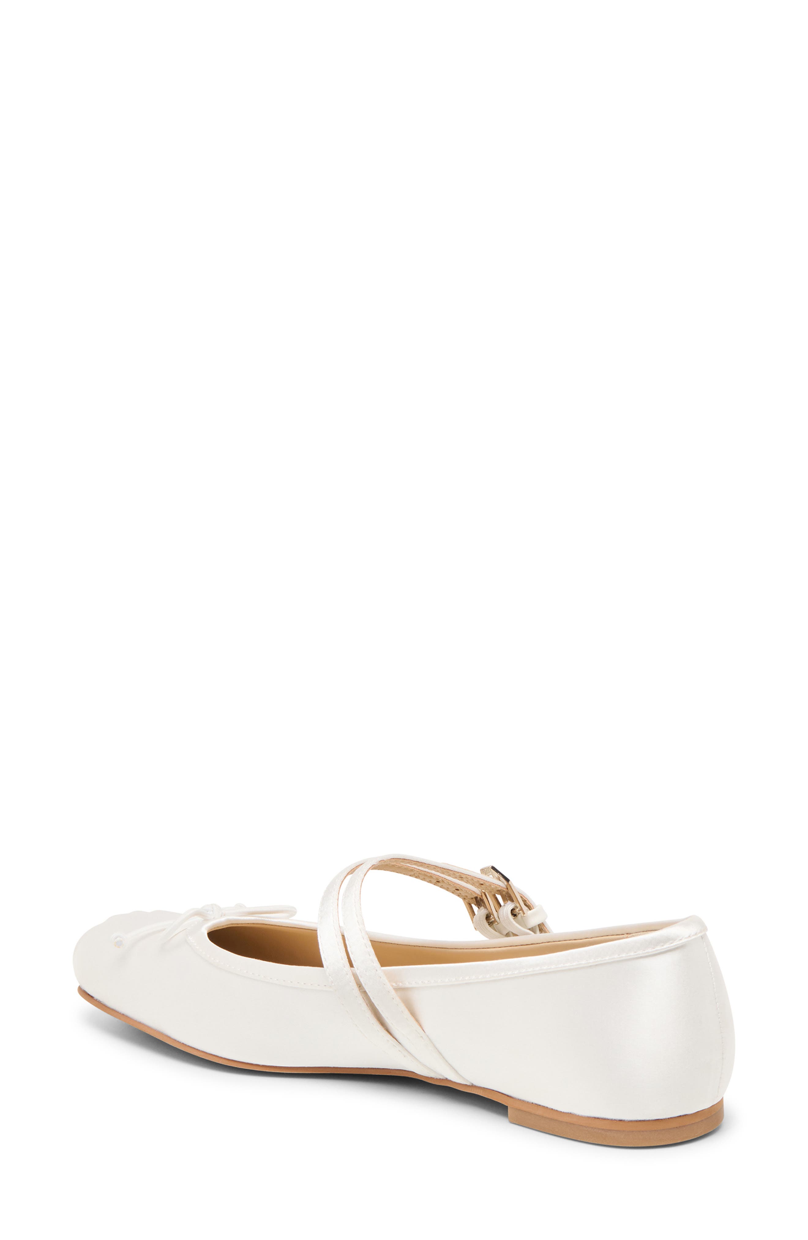 Dolce Vita Gibsen Mary Jane Flat, Alternate, color, True White Satin
