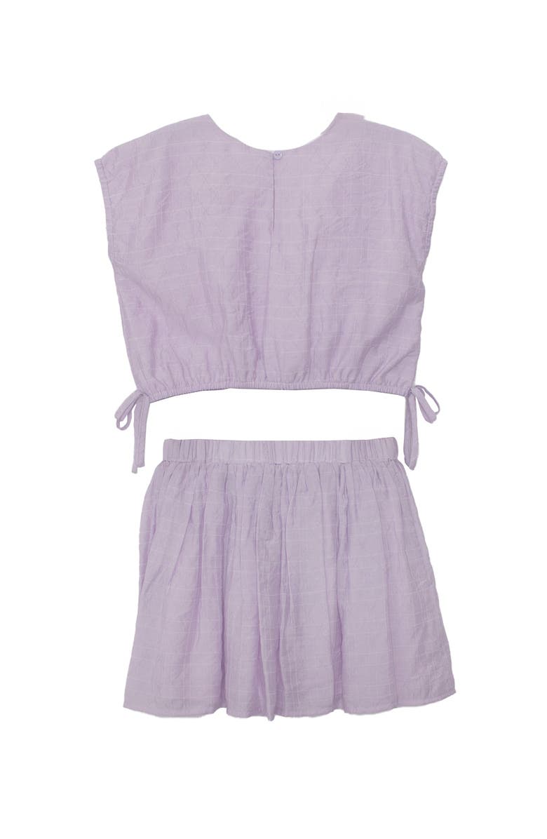 Mabel + Honey Girlypop Two Piece Set Purple, Alternate, color, Purple