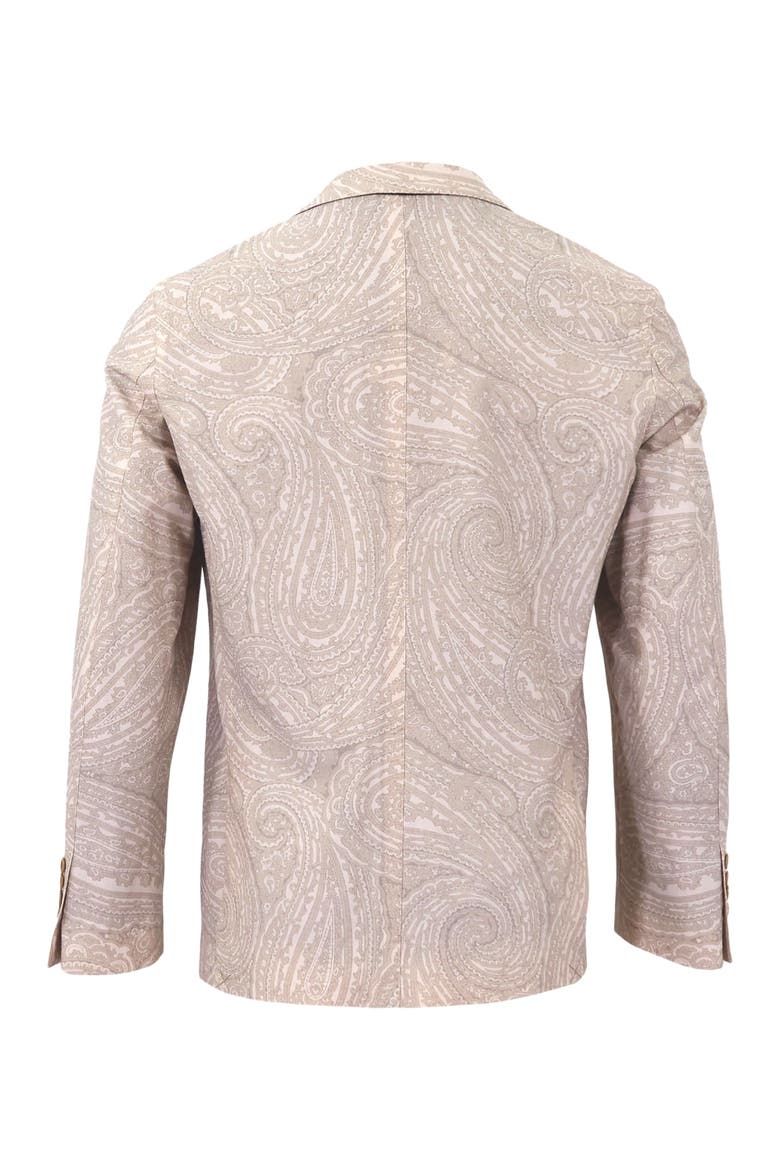 Judd Fully Lined Tailored Wool Blazer, Alternate, color, Wild Paisley Ivory