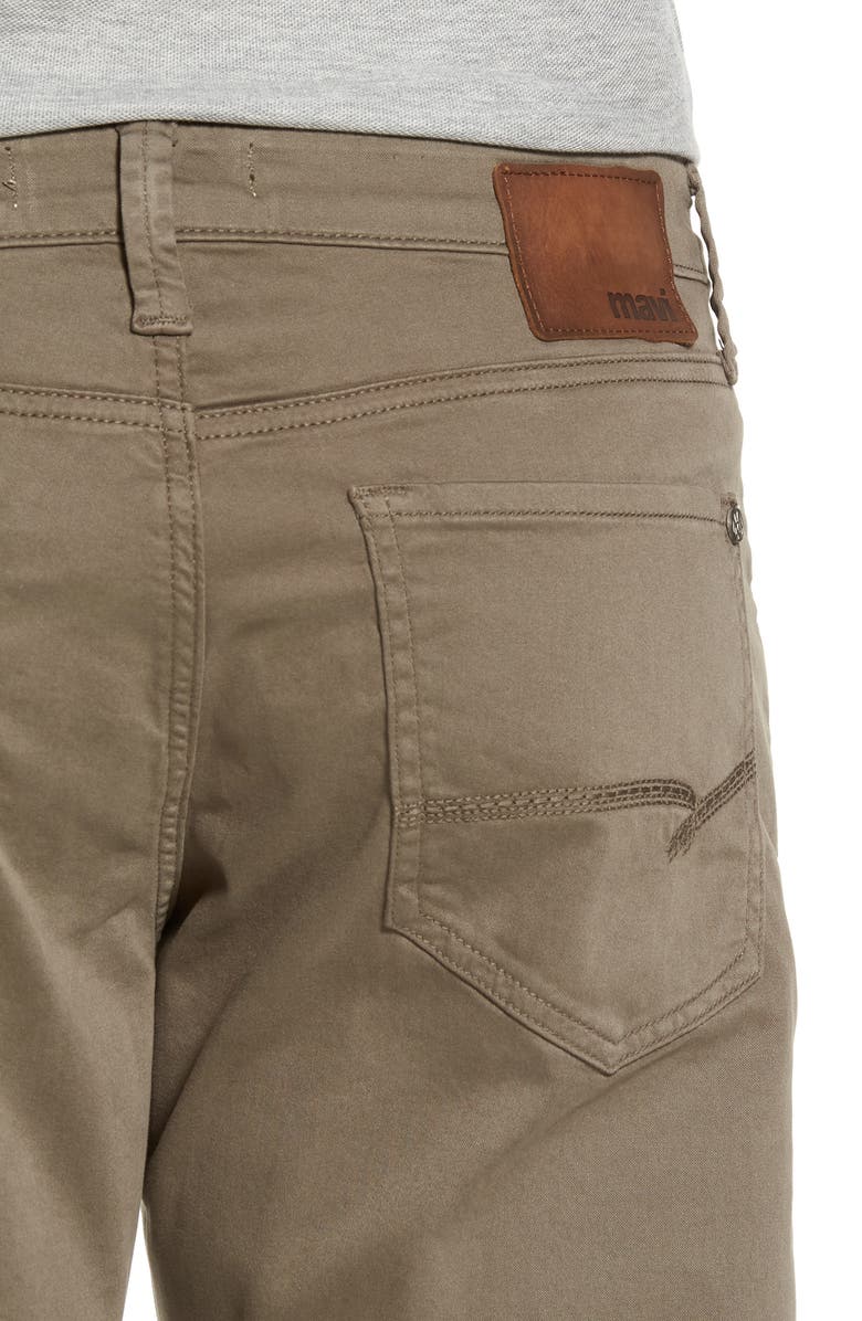 Mavi Jeans Matt Relaxed Straight Fit Jeans, Alternate, color, Dusty Olive