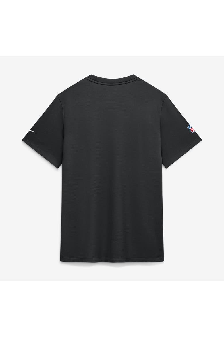 Men's Nike  Black Las Vegas Raiders Sideline UV Dri-FIT Coaches Shirt, Alternate, color, Black
