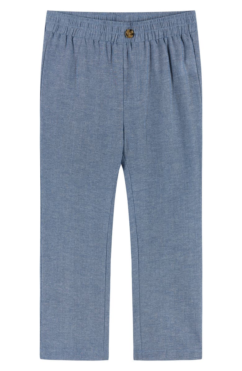 Andy & Evan Kids' Vest, Dress Shirt, Pants & Bow Tie Set, Alternate, color, Blue/ White