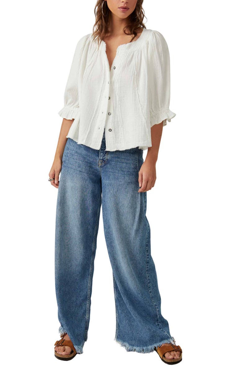 Free People Lucy Solid Swing Top, Alternate, color,