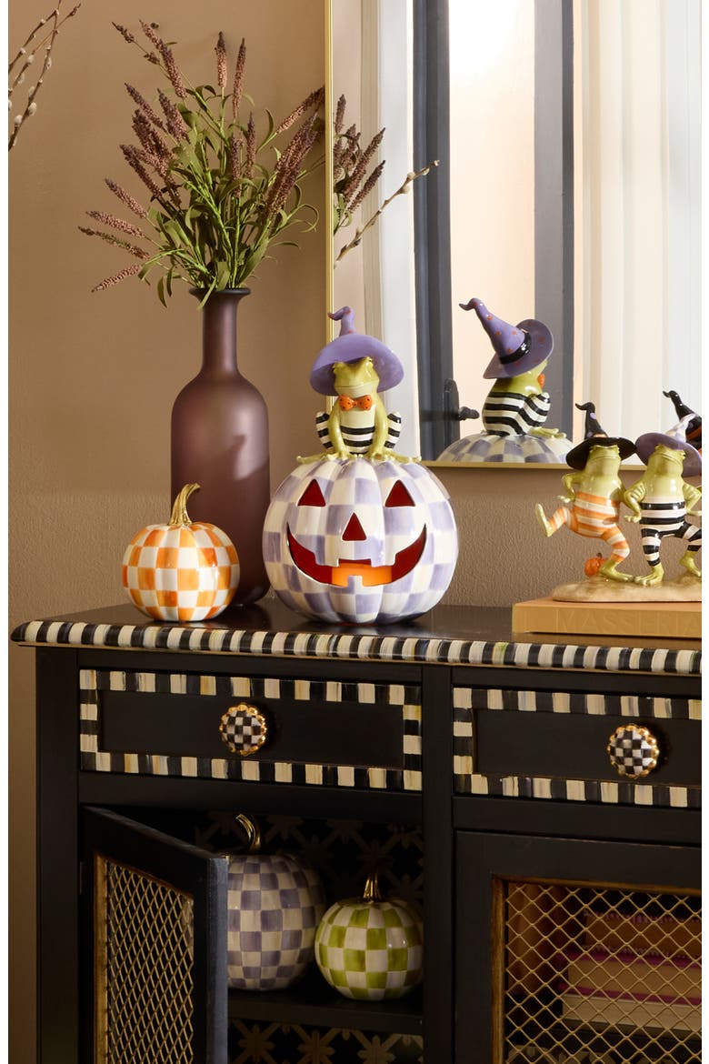 Halloween Illuminated Fergal Jack O' Lantern, Alternate, color, PURPLE