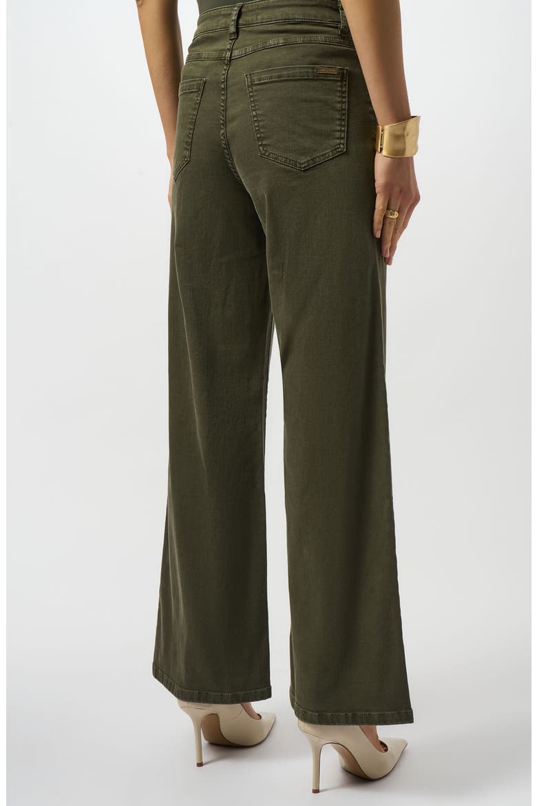 High Waist Wide Leg Jeans, Alternate, color, AVOCADO