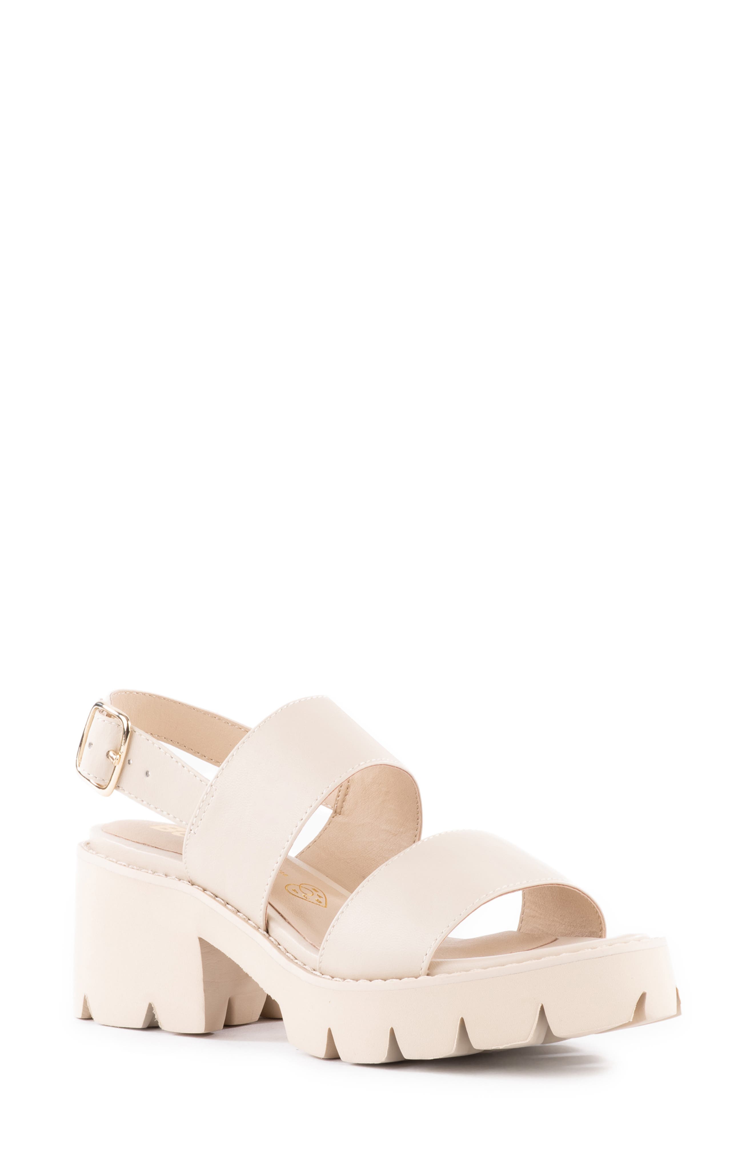 BC Footwear Left Unsaid Platform Sandal, Main, color, 