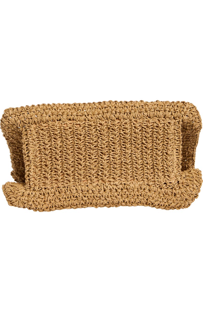 Collection XIIX Cutout Handle Square Handbag, Alternate, color, Dark Natural