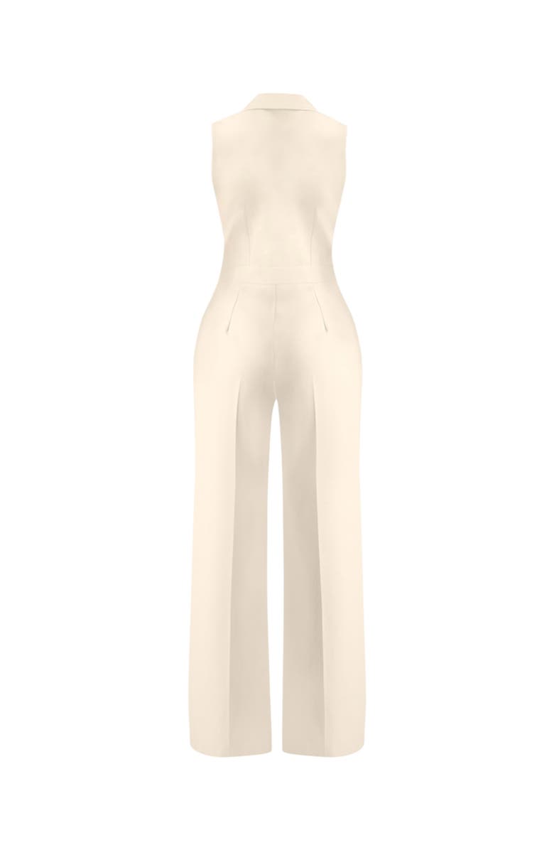 IVONNE Double Breasted Shawl Collar Jumpsuit, Alternate, color,