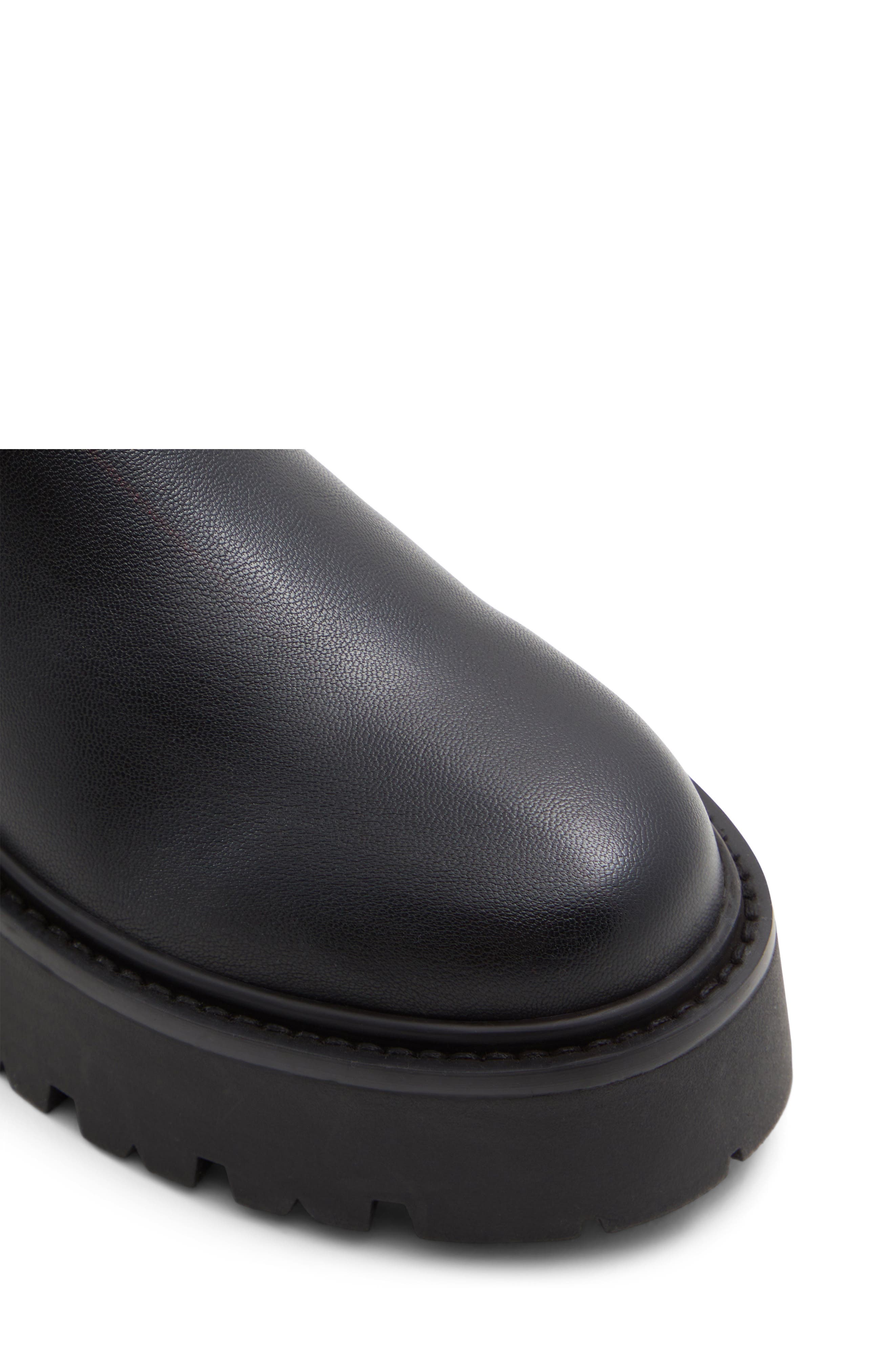 ALDO Carelden Knee High Platform Boot, Alternate, color, Black
