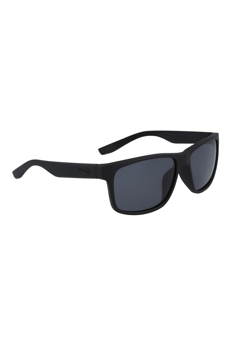 Cruiser 59mm Square Sunglasses, Alternate, color, MATTE BLACK/ BLACK/ GREY