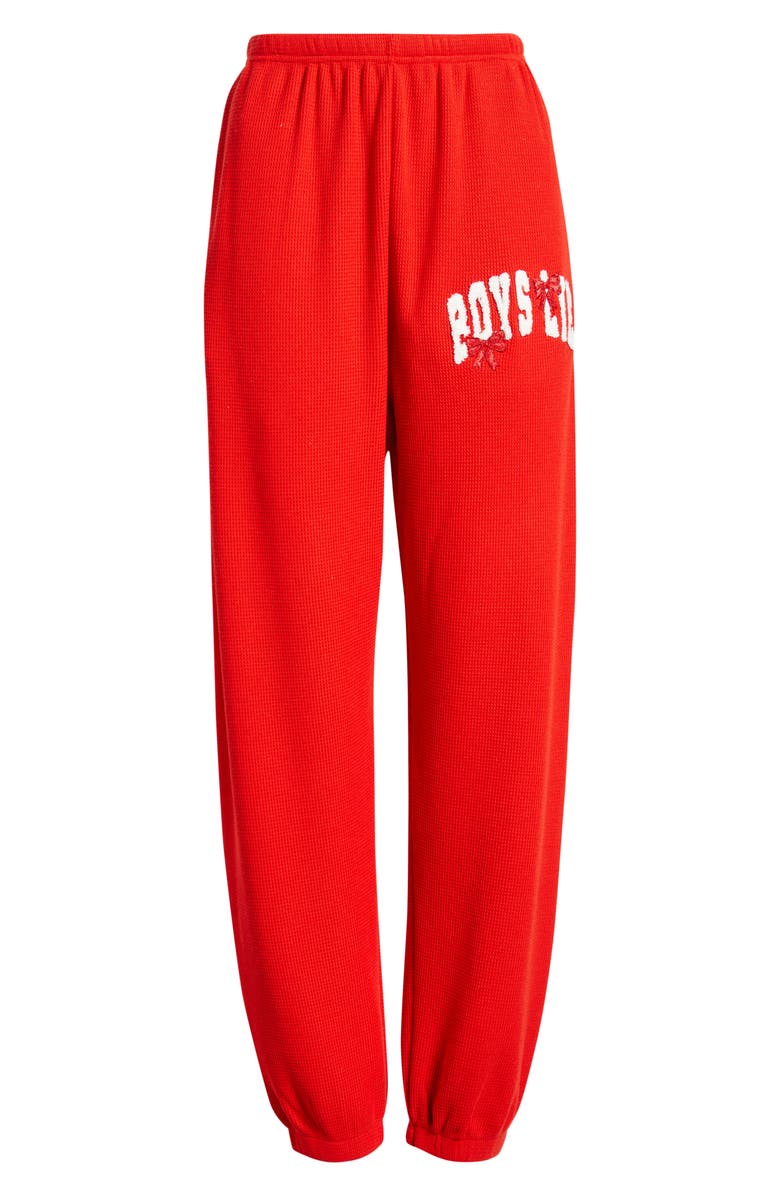 BOYS LIE Wrap Me in a Bow Kimmy Joggers, Alternate, color, Red