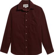 Schott NYC Pinwale Corduroy Button Down Shirt