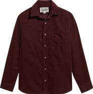 Schott NYC Pinwale Corduroy Button Down Shirt
