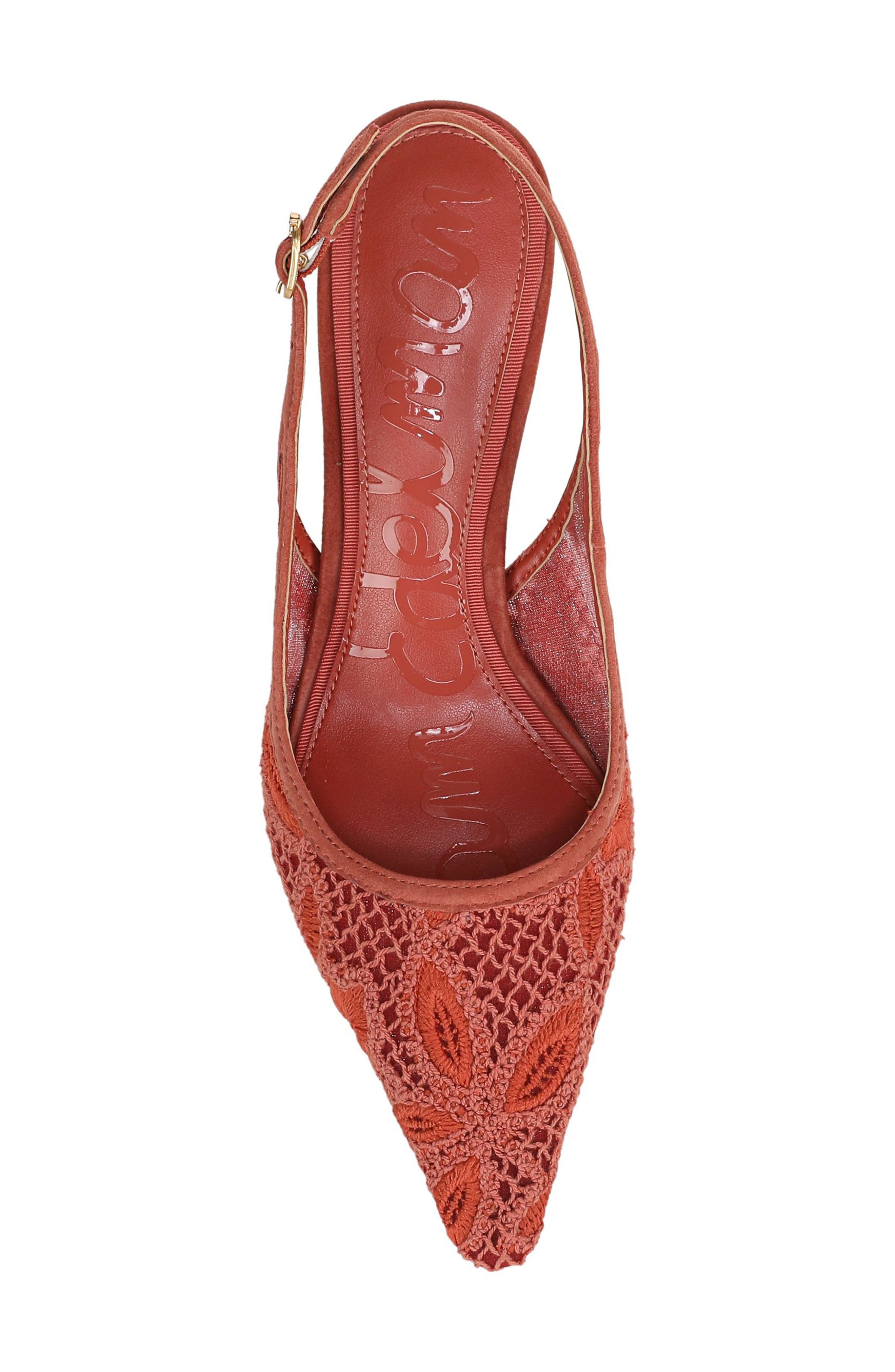 Sam Edelman Bianka Slingback Pump, Alternate, color, Coral Clay