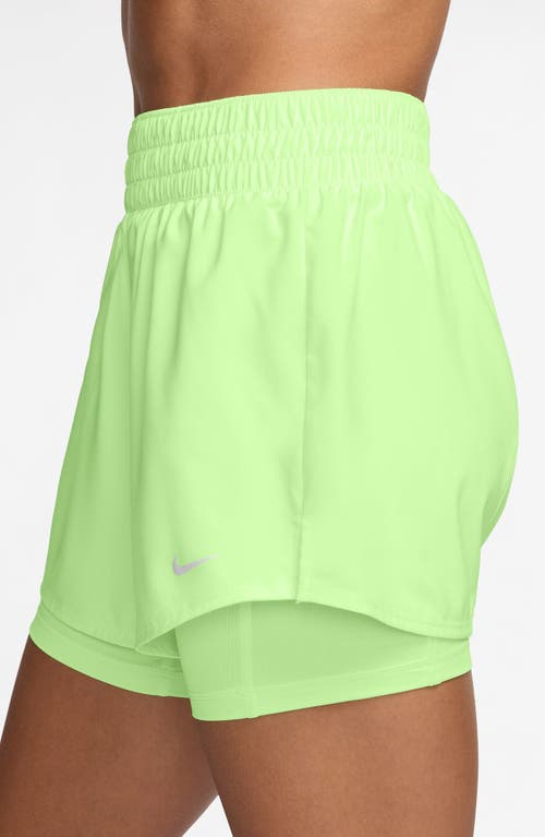 Nike One Dri-fit High-waisted 3-inch 2-in-1 Shorts