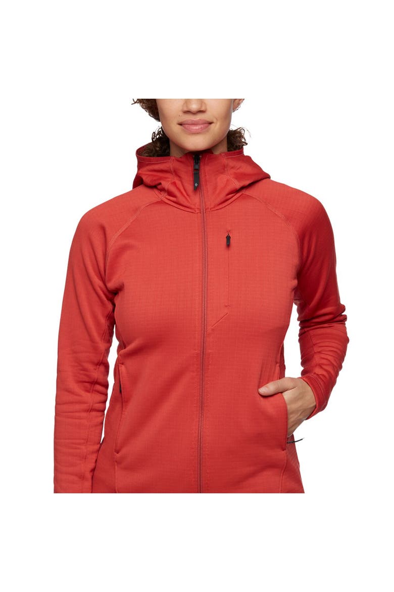 Factor Fleece Hoodie - Women's, Alternate, color, Grenadine