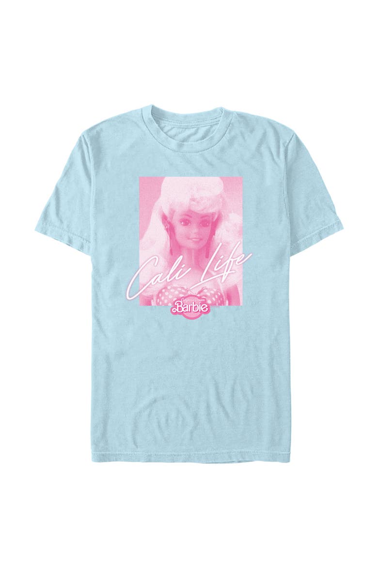 Men's Cali Life Pink Portrait T-Shirt, Main, color, Chambray