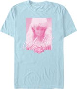 Barbie Men's Cali Life Pink Portrait T-Shirt