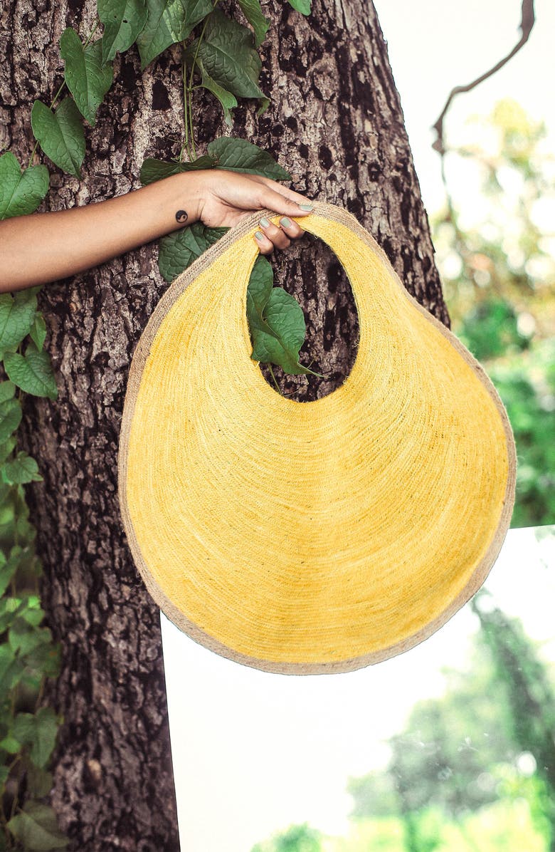 BRUNNA.CO The Solo Jute Straw Bag, Alternate, color, Yellow