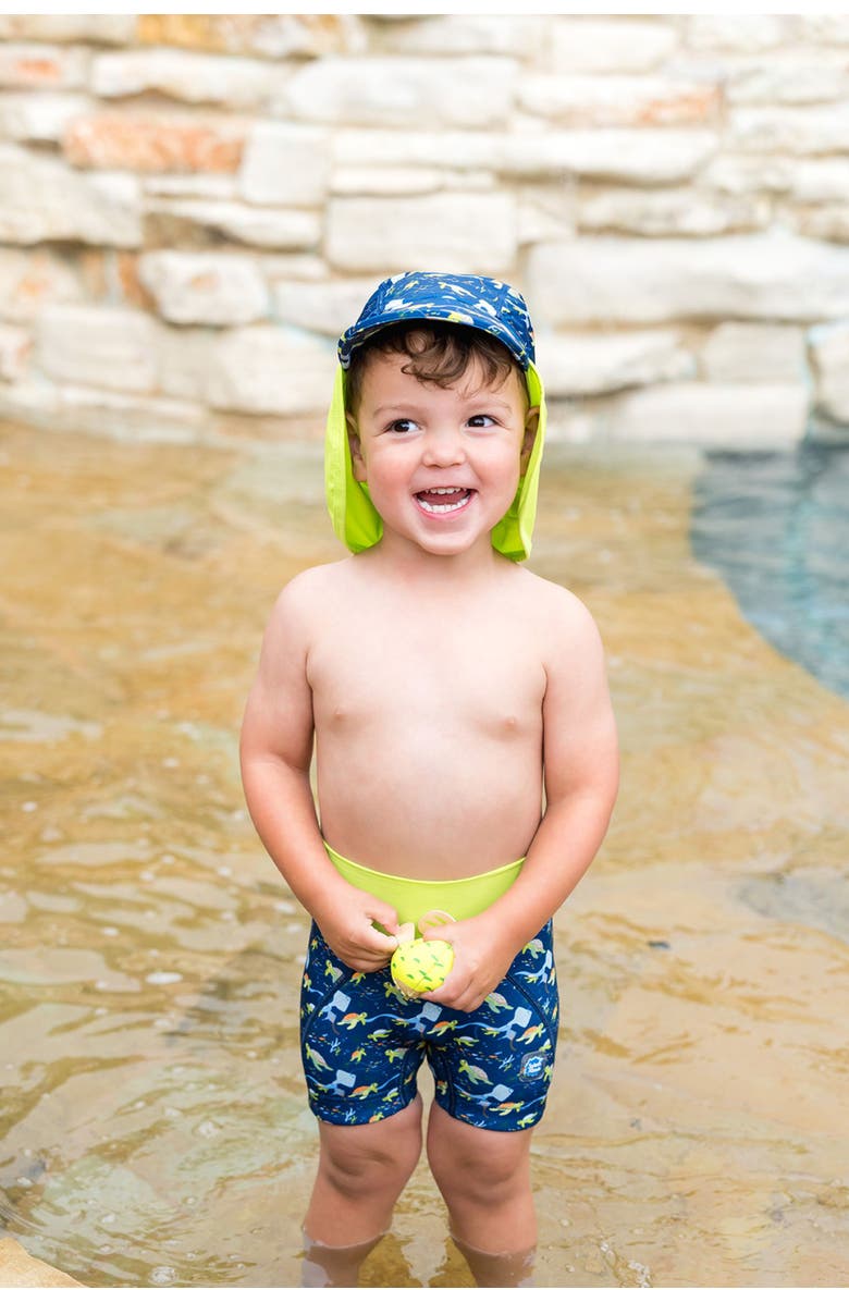 Splash About Legionnaire Sun Hat, Alternate, color, Turtle Tide