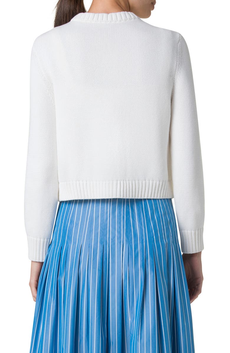 Akris punto Chunky Cardigan, Alternate, color, 