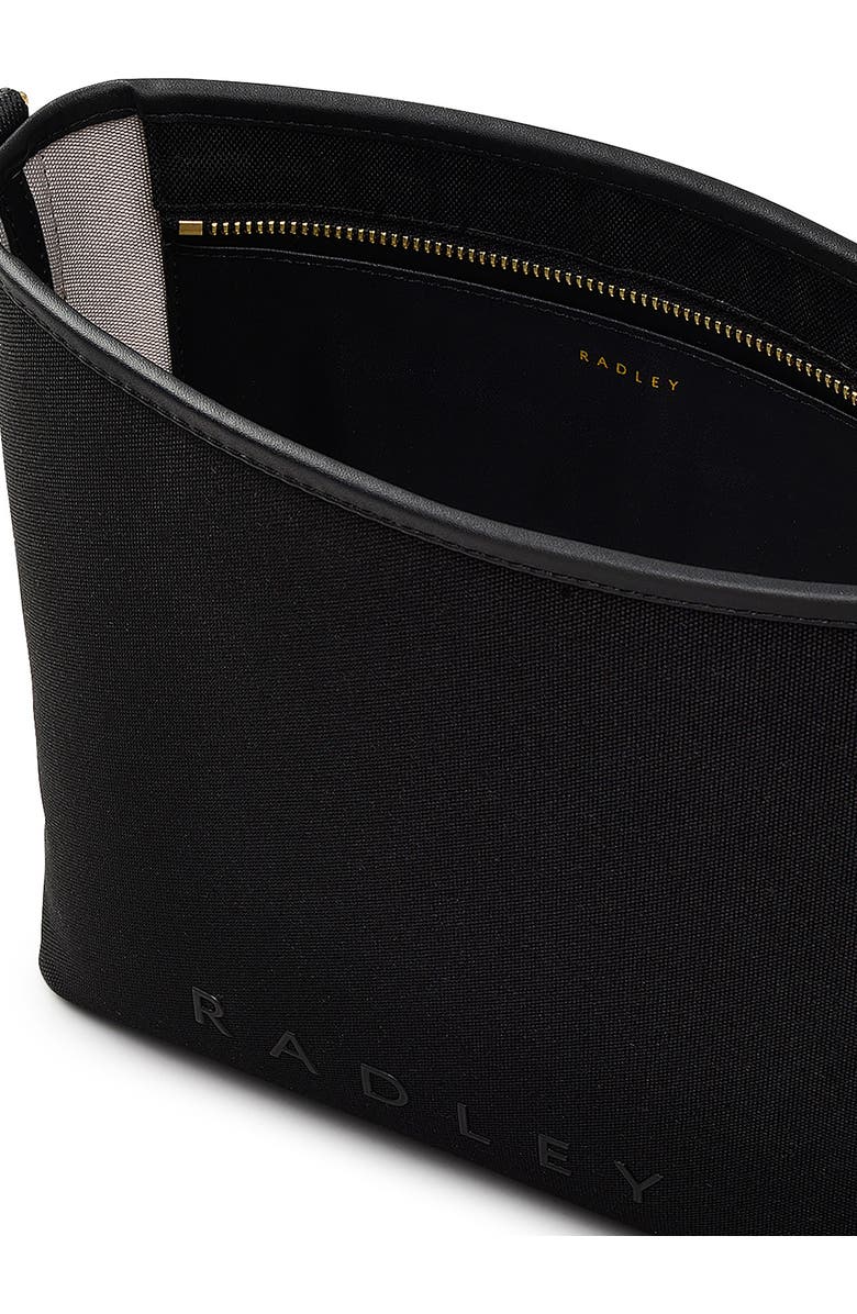 Radley Medium Addison Lane Recycled Polyester Crossbody Bag, Alternate, color, Black