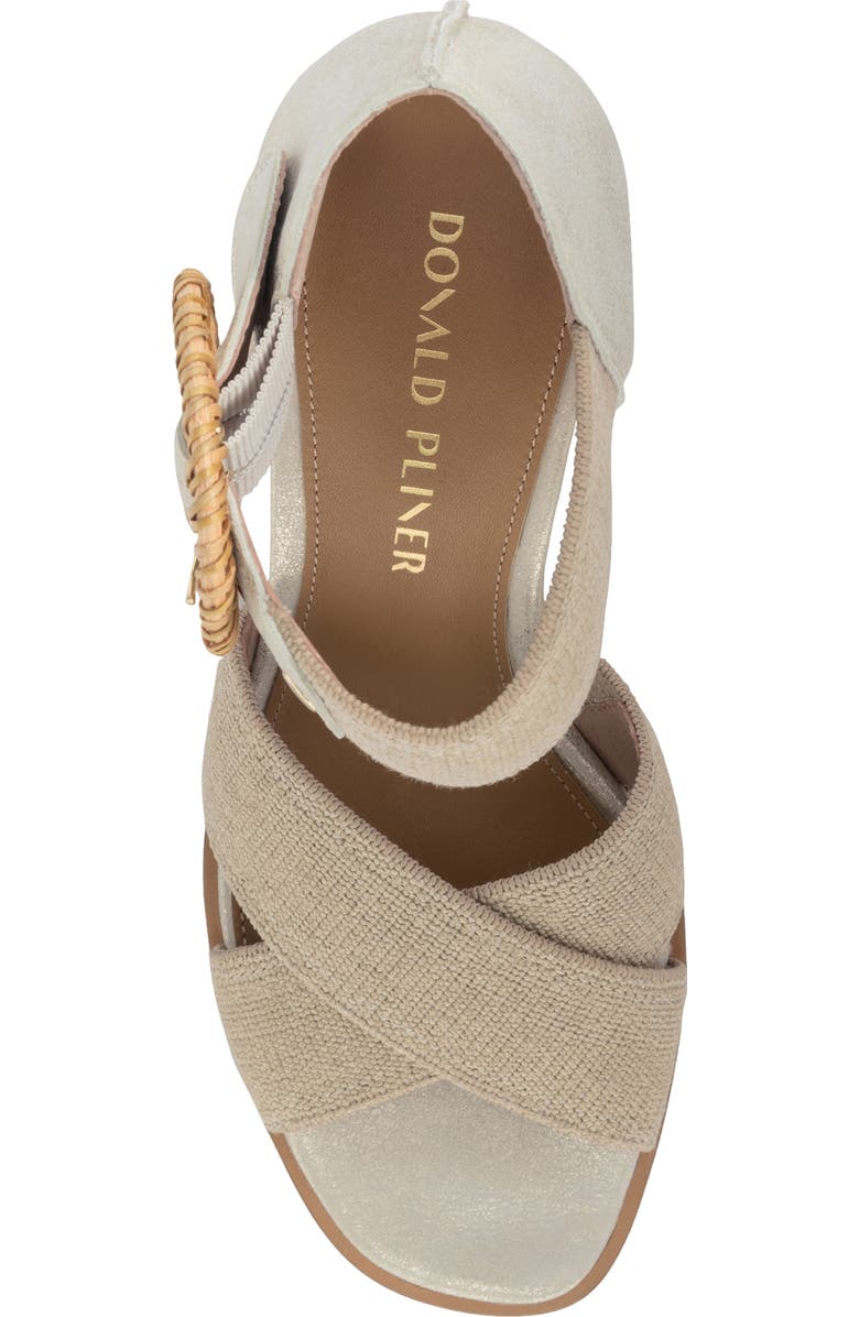 Donald Pliner Wedge Sandal, Alternate, color, Platino