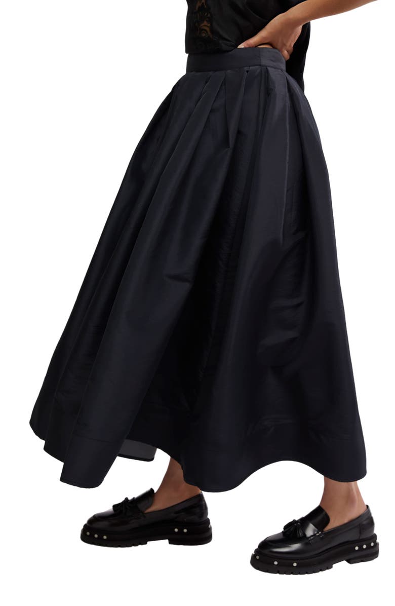 Free People Emilia Crinkle Skirt, Alternate, color, 