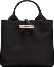 Longchamp Small Le Roseau Leather Tote