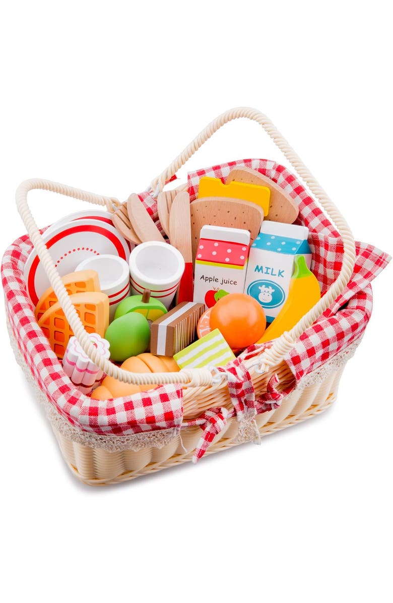 NEW CLASSIC TOYS Picnic Basket Set 27-pieces, Alternate, color, 