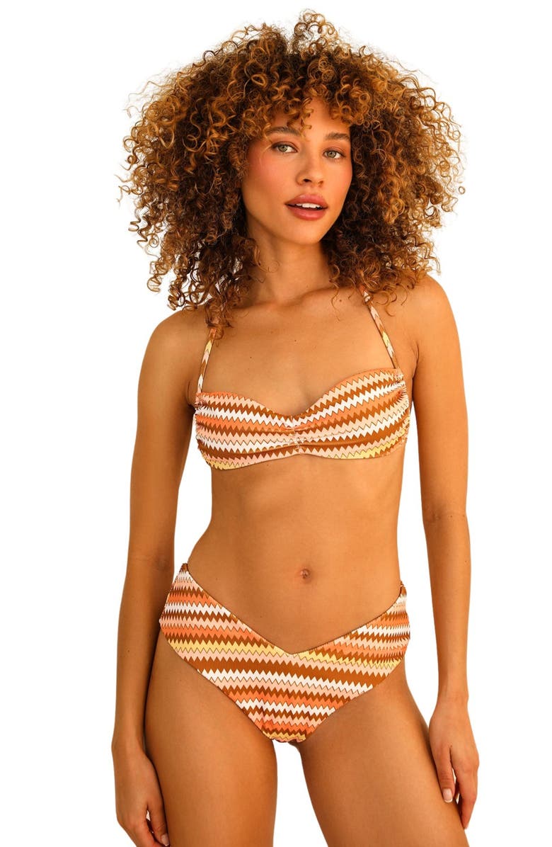 Dippin Daisys Genie Bottom, Main, color, Groovy Stripe