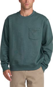 RVCA Dayshift Pocket Crewneck Sweatshirt