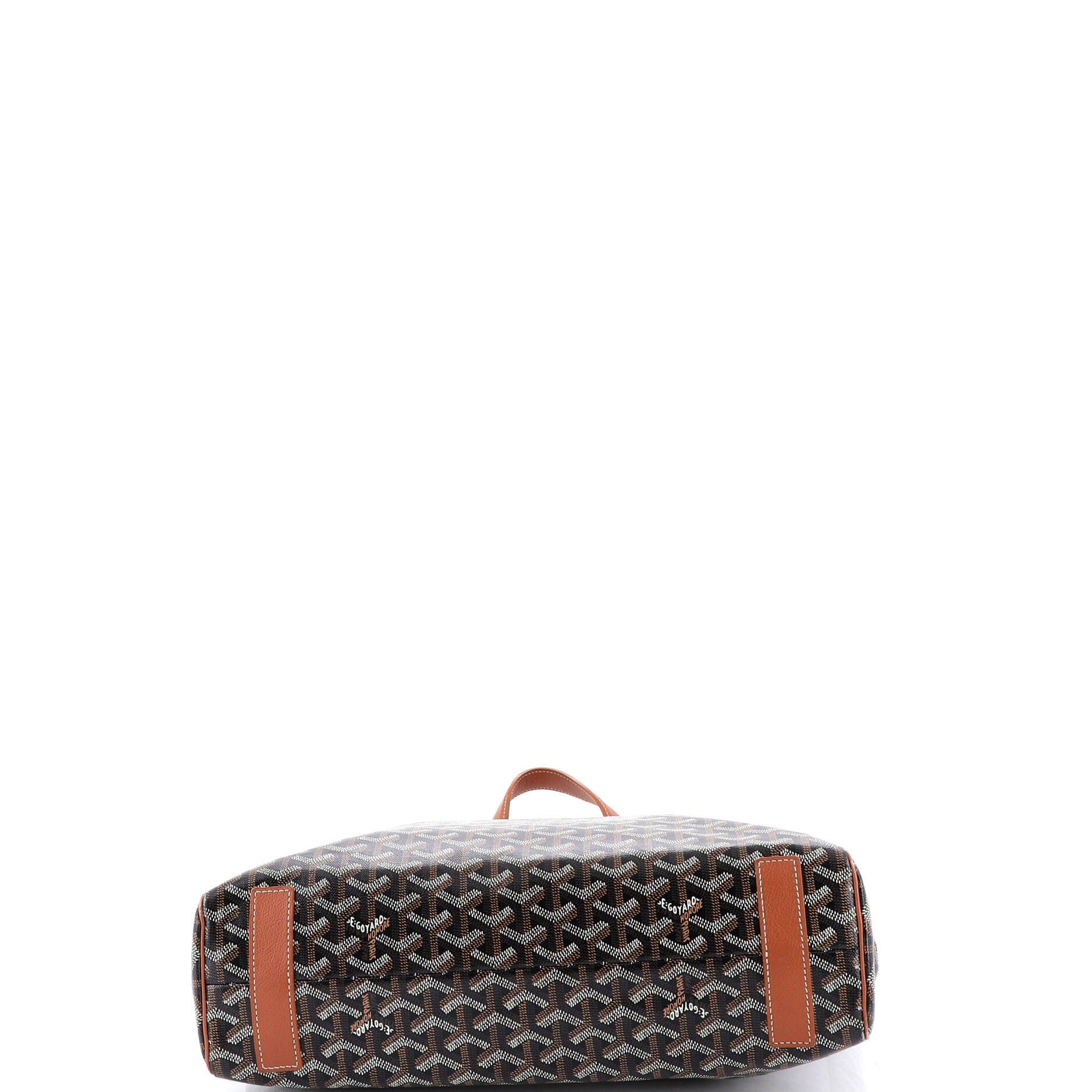 Pre-Owned Goyard Voltaire III Tote Coated Canvas, Alternate, color, Brown