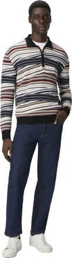 Missoni Long Sleeve Polo With Zip And Striped Zigzag Pattern
