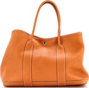 Pre-Owned Hermes Garden Party Tote Leather 36