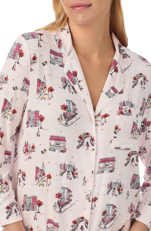 Kate Spade New York Print Stretch Modal Pajamas In Multi