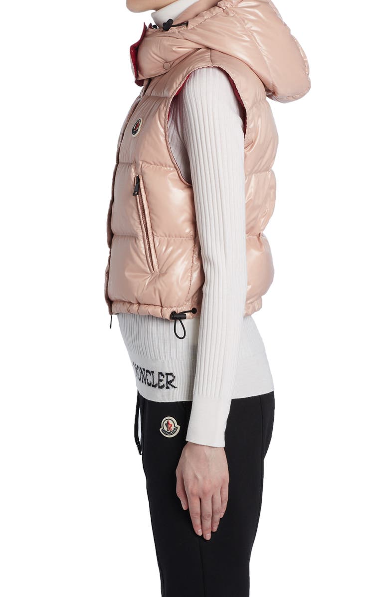 Moncler Alpiste Down Hooded Puffer Vest, Alternate, color, 