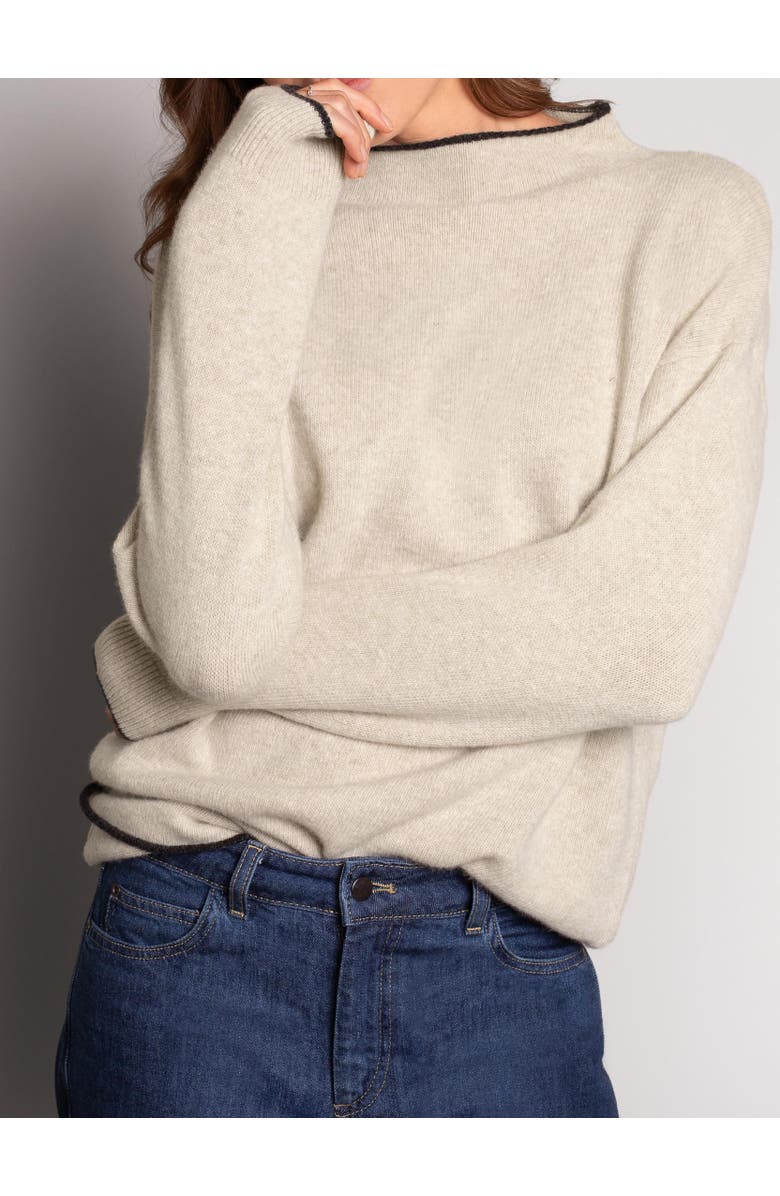 Celtic & Co. Felted Funnel Neck Sweater, Alternate, color,