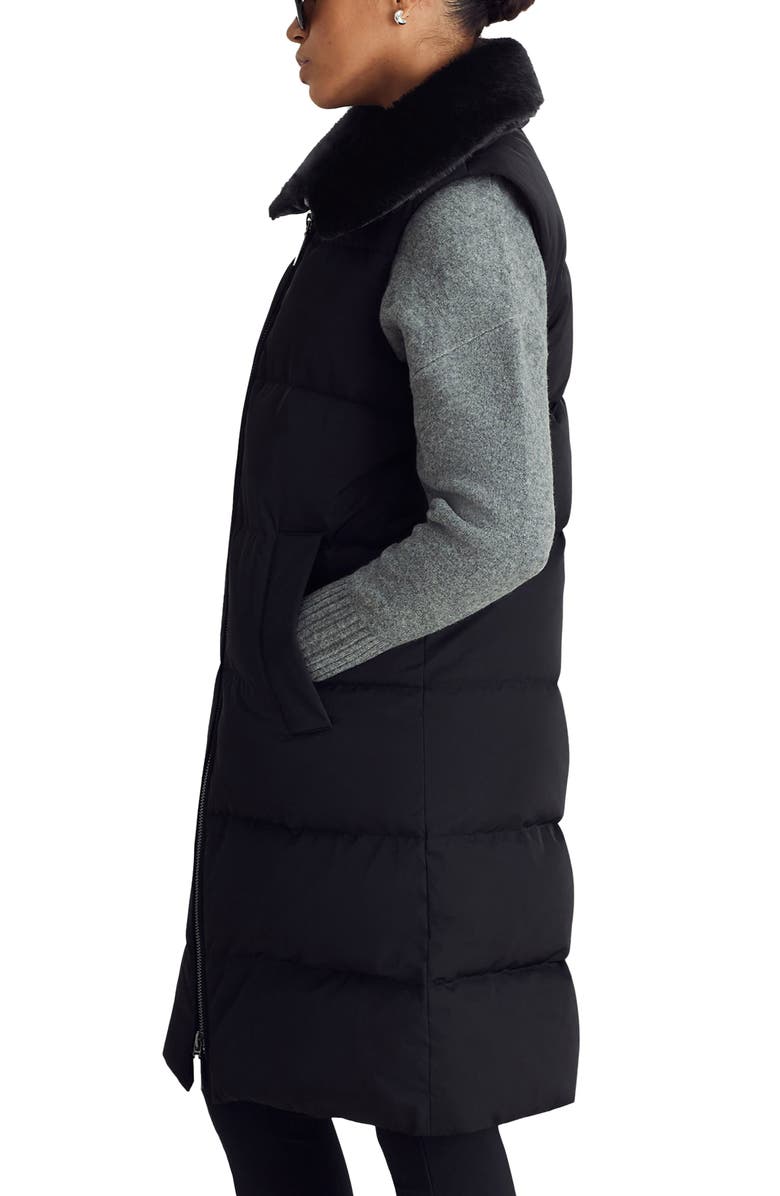 Dawn Levy Miles Vest, Alternate, color, Black