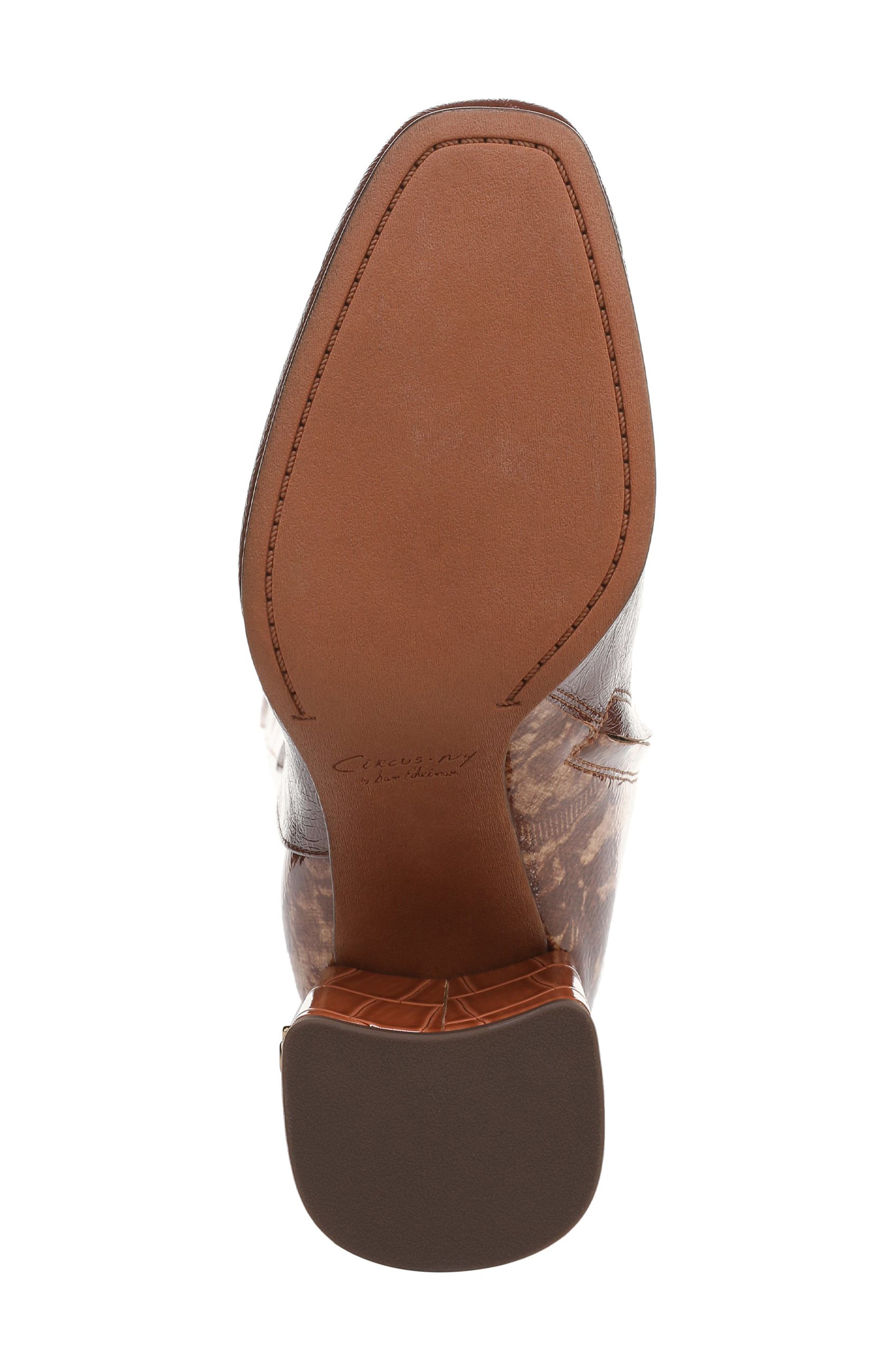 Circus NY by Sam Edelman Billie Knee High Boot, Alternate, color, Rich Cognac Multi